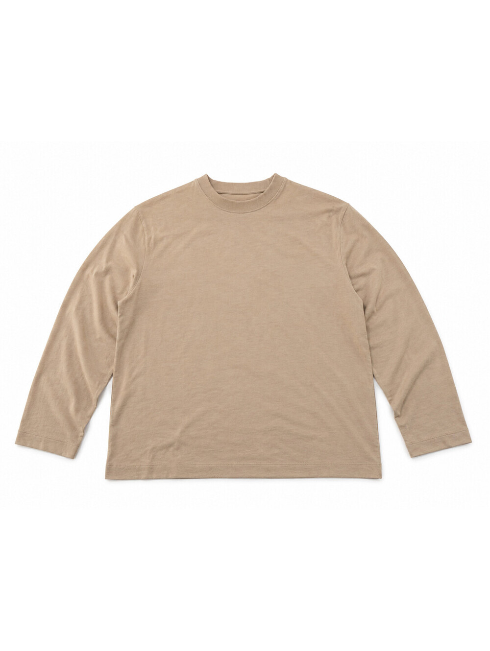 TOPSHOP Women's Knit Top Long Sleeve Tanned Heather Sz 0-2 (XS)
